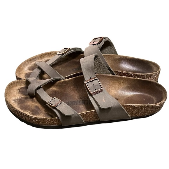 Birkenstock Mayari Sandal - Oiled Leather Habana – Lenny Birkenstock mayari brown leather sandal